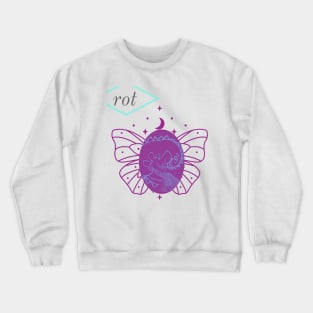 Buttersaur in Lilac Wine Crewneck Sweatshirt